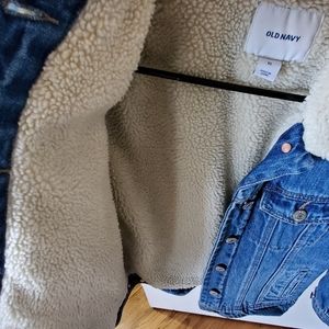 OLD Navy Fur Denim Jacket